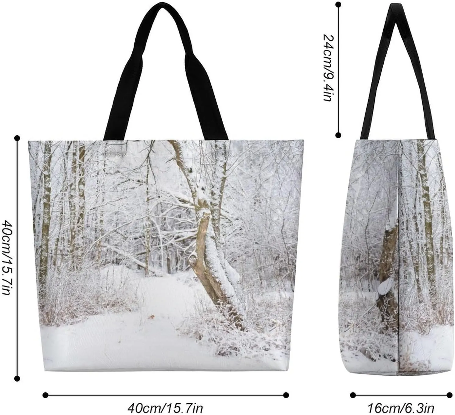 Large Capacity Shopping Tote Bag for Women, Girls