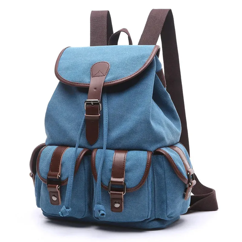 Large Capacity Vintage Canvas Backpack