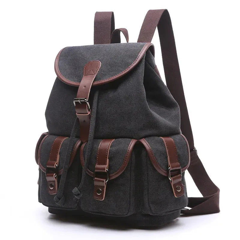 Large Capacity Vintage Canvas Backpack