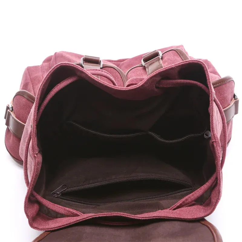 Large Capacity Vintage Canvas Backpack