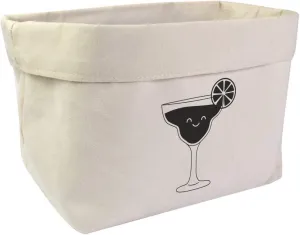 Large 'Magarita Outline' Canvas Organiser/Storage Bag (OR00038152)