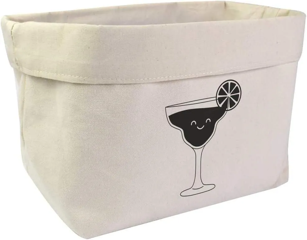 Large 'Magarita Outline' Canvas Organiser/Storage Bag (OR00038152)