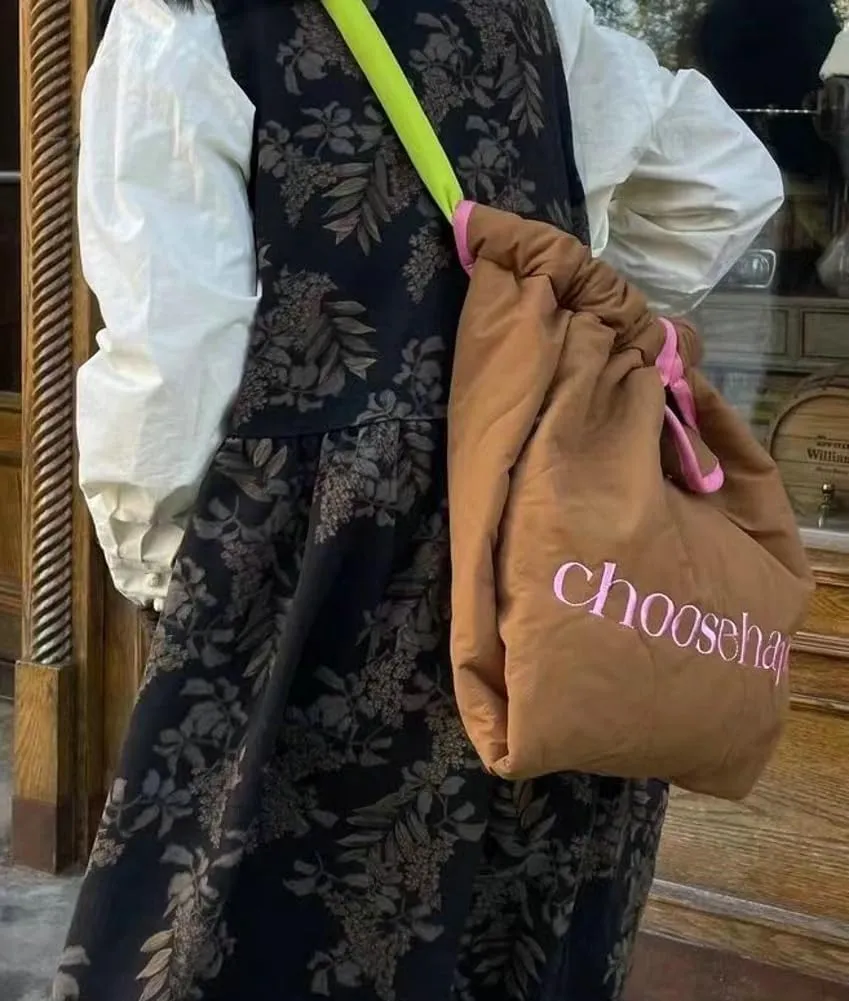 Large Padding Shoulder Bag Tote Bag for Women Down Padded Crossbody Bag Handbag Lightweight Tote Purse Top Handle Bag 2025