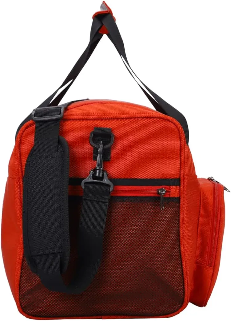 Large Sports Duffel Bag 20 inch for Travel Gym as Shoulder Bag and Hand Carry - Red