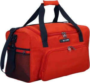 Large Sports Duffel Bag 20 inch for Travel Gym as Shoulder Bag and Hand Carry - Red