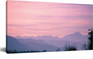 Large Wall Art Decor for Living Room Bedroom Bathroom Canvas Wall Art Framed Mountain range the early morning Sunrise mountains Prints Artwork Painting Pictures Kitchen 24x48