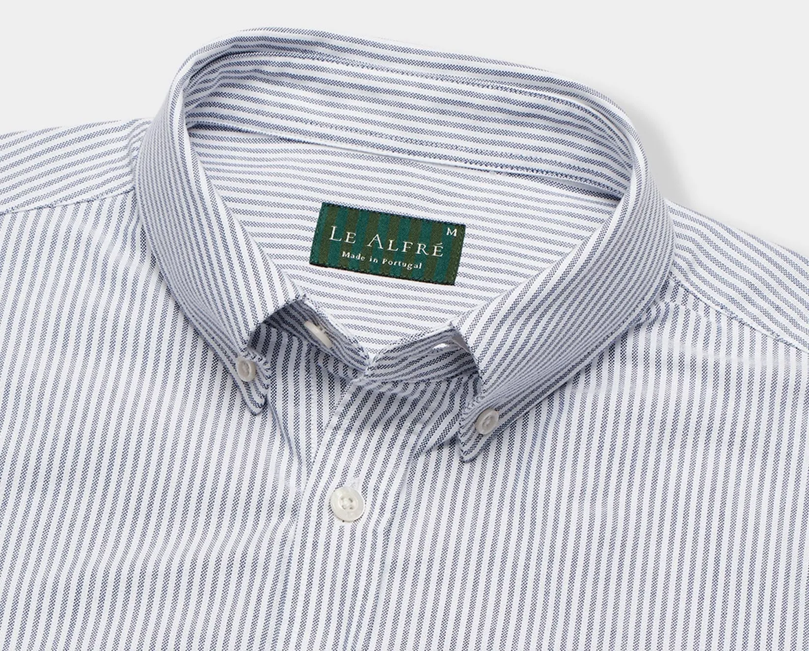 'Le Stripe' Oxford Shirt - Navy