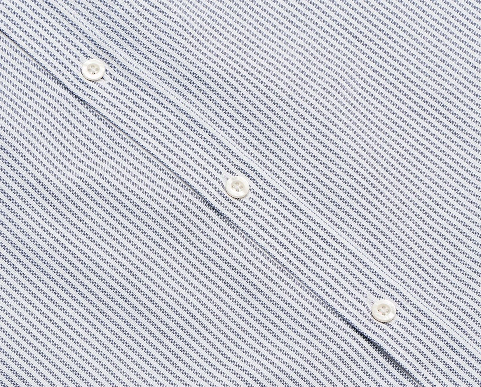 'Le Stripe' Oxford Shirt - Navy