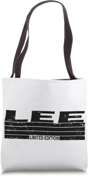 Lee Surname Limited Edition Retro Vintage Style Sunset Tote Bag