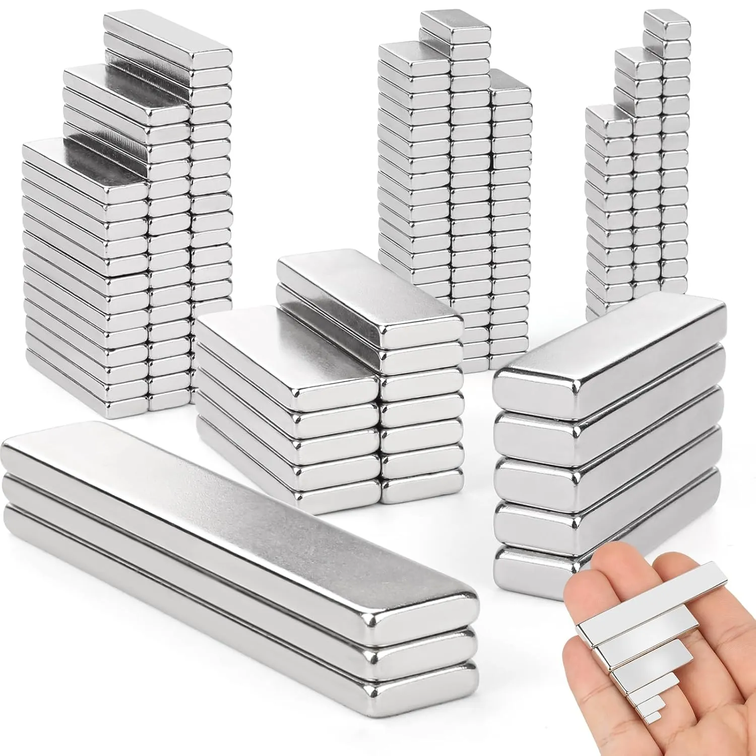 LOVIMAG 198Pcs Super Strong Small Magnets, Rare Earth Neodymium Magnets for Crafts, Refrigerator, Whiteboard, Classroom, Office, Kitchen