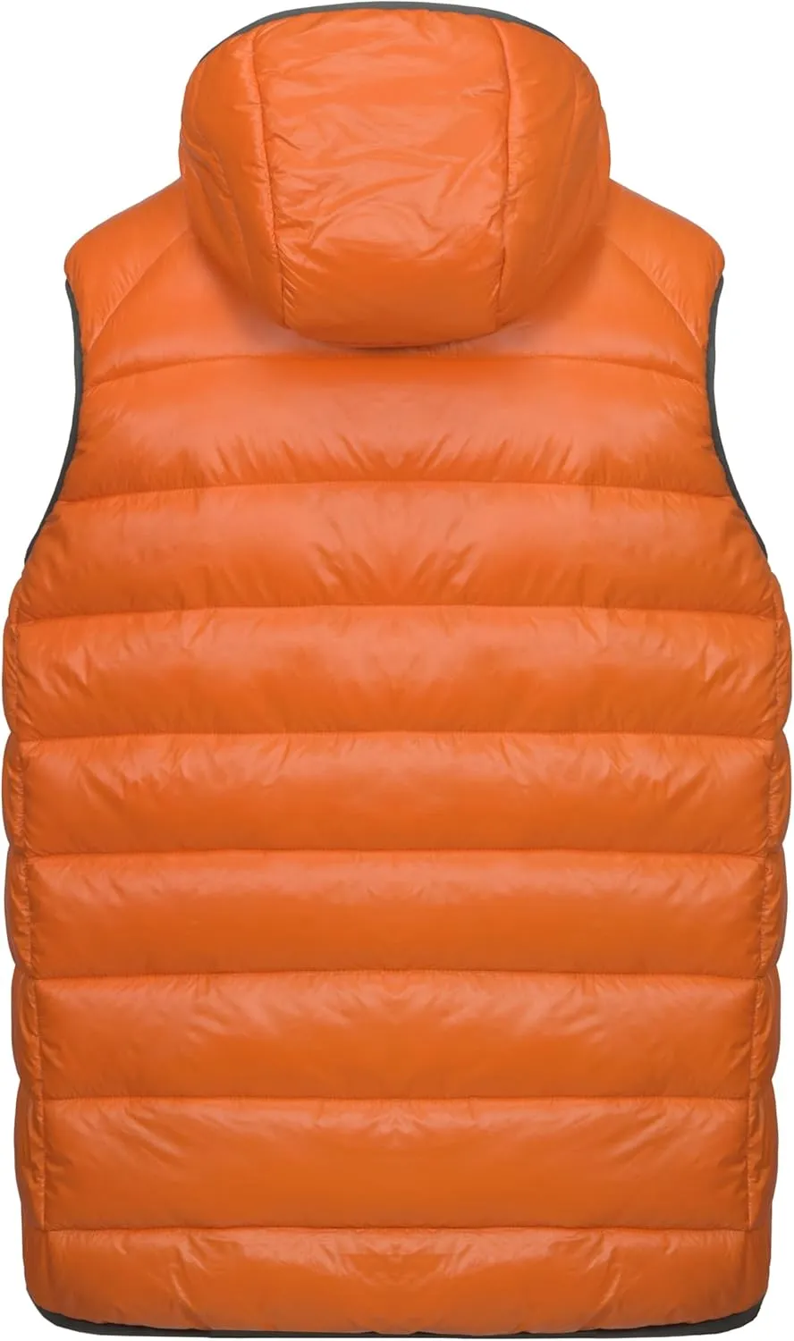 Mapamyumco Men’s Lightweight Puffer Vest with Hood, Water-Resistant Sleeveless Jacket for Hiking Ski