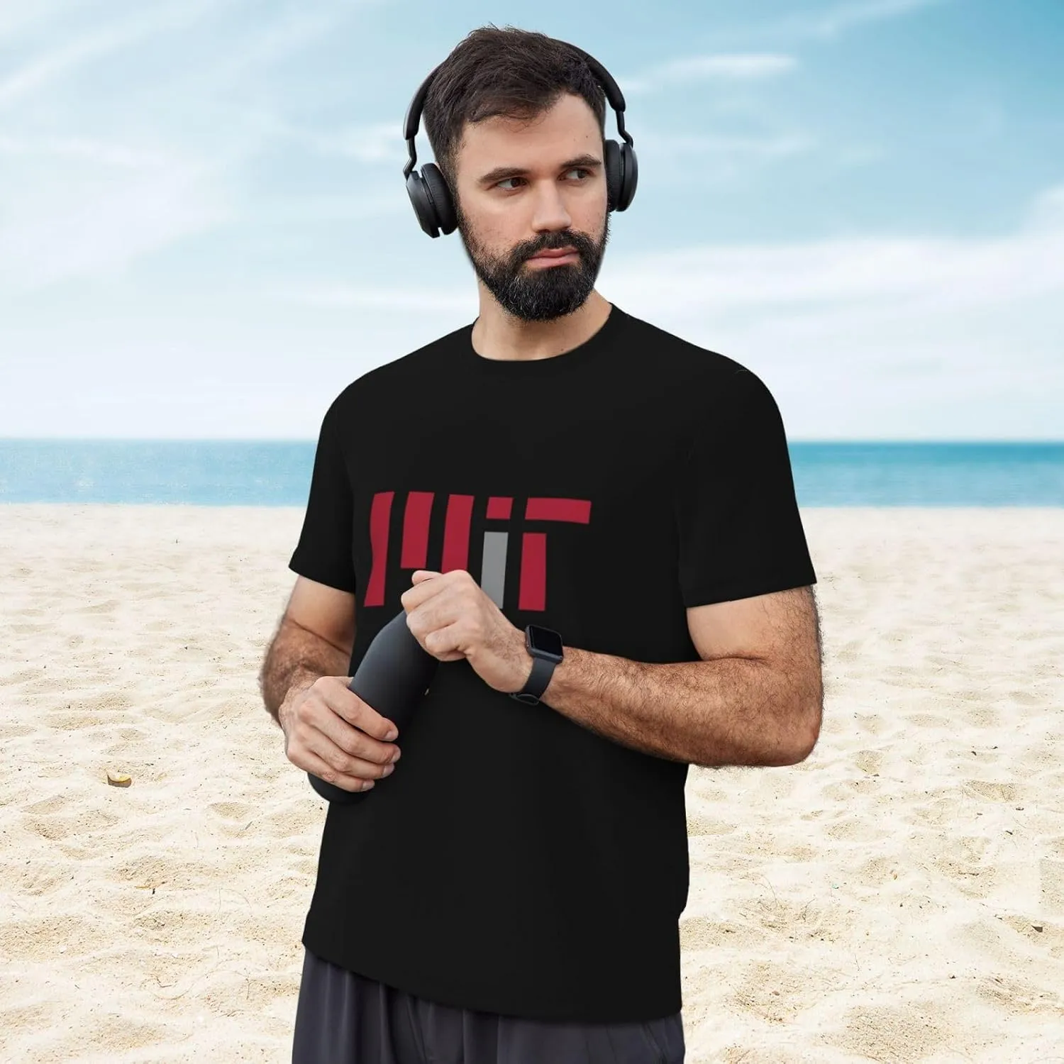 Massachusetts Institute of Technology Men's Lightweight Breathable Mesh Short Sleeve T-Shirt