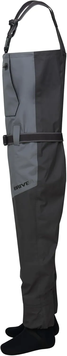 MAX COMFORT Breathable Waterproof Chest StockingFoot Chest Wader for Fishing, Hunting, Kayaking