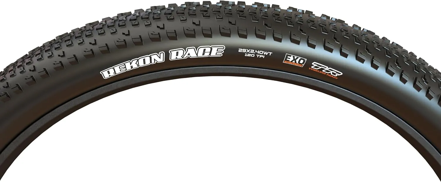 Maxxis Rekon Race - Wire Bead - Dual Compound - 27.5, 29 - EXO - E25 Rating | Semi-Slick XC Race Tire