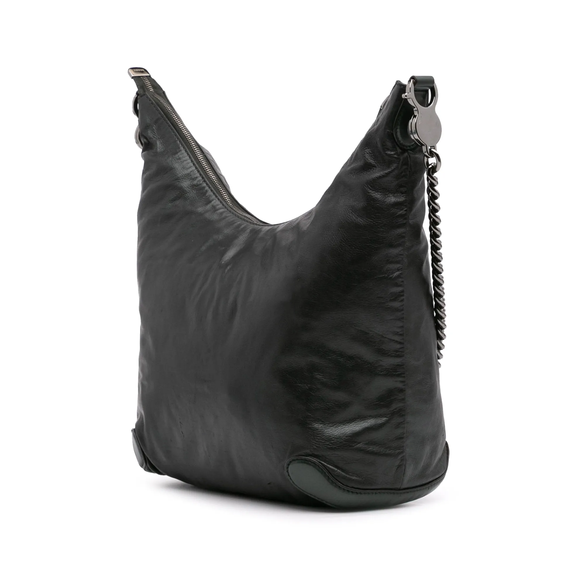 Medium Leather Galaxy Chain Hobo