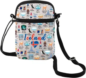 MEIKIUP Iceland Gift Iceland Souvenirs Canvas Tote Bag Iceland Culture Gift Welcome to Iceland Gift Iceland Lover Gifts