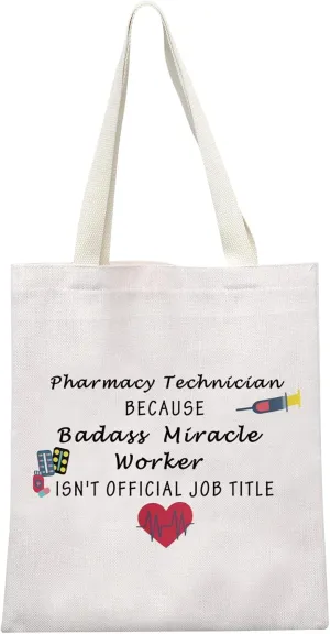 MEIKIUP Pharmacy Technician Gift Pharmacist Makeup Bag Nursing Pills Gift for Pharmacy Graduation Medical Pouch