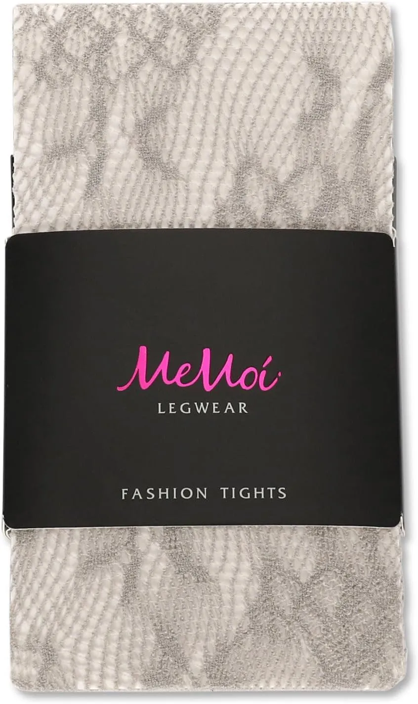 MeMoi Feminine Floral Netted Breathable Tights