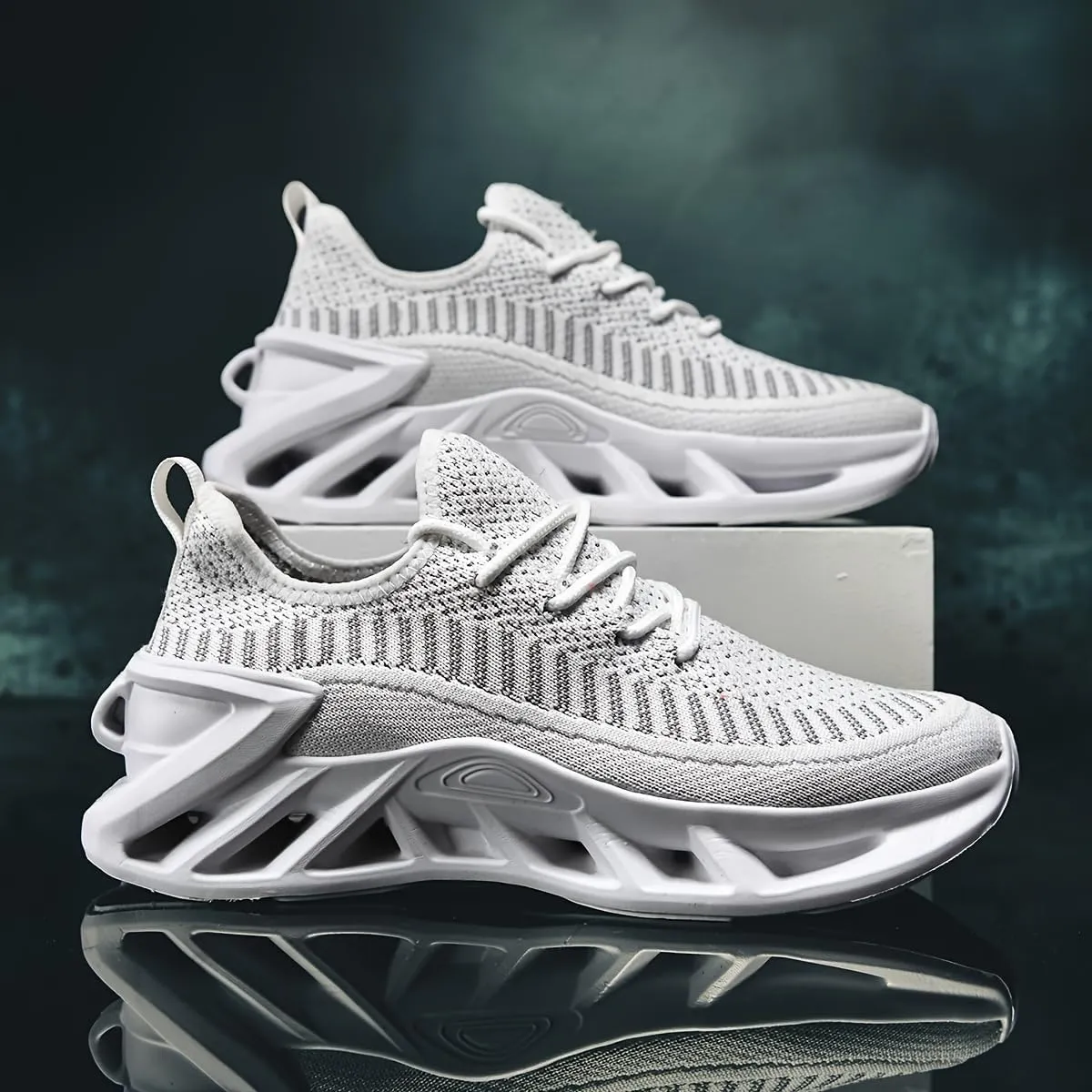 Men's and Women's Breathable mesh Running Shoes, Lightweight mesh Sports Shoes, Anti Slip Fitness and Leisure Walking Shoes