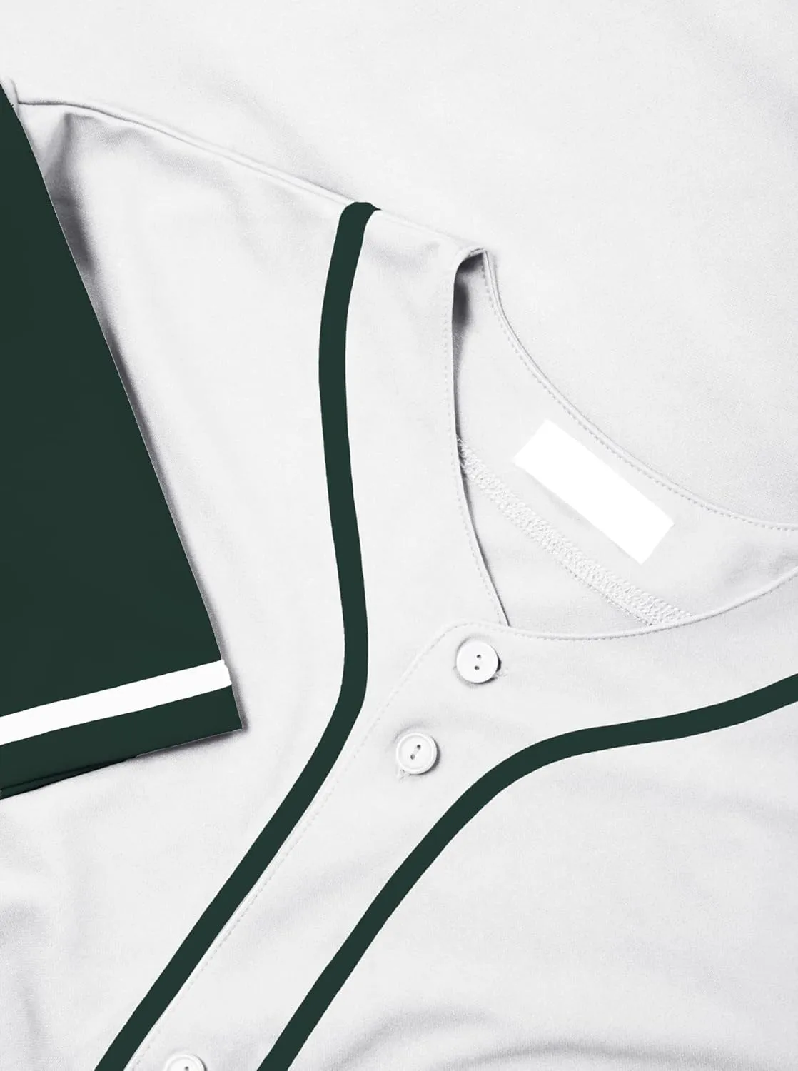 Men's Baseball Jersey Button Down Premium Hip Hop T Shirts Sports Uniform