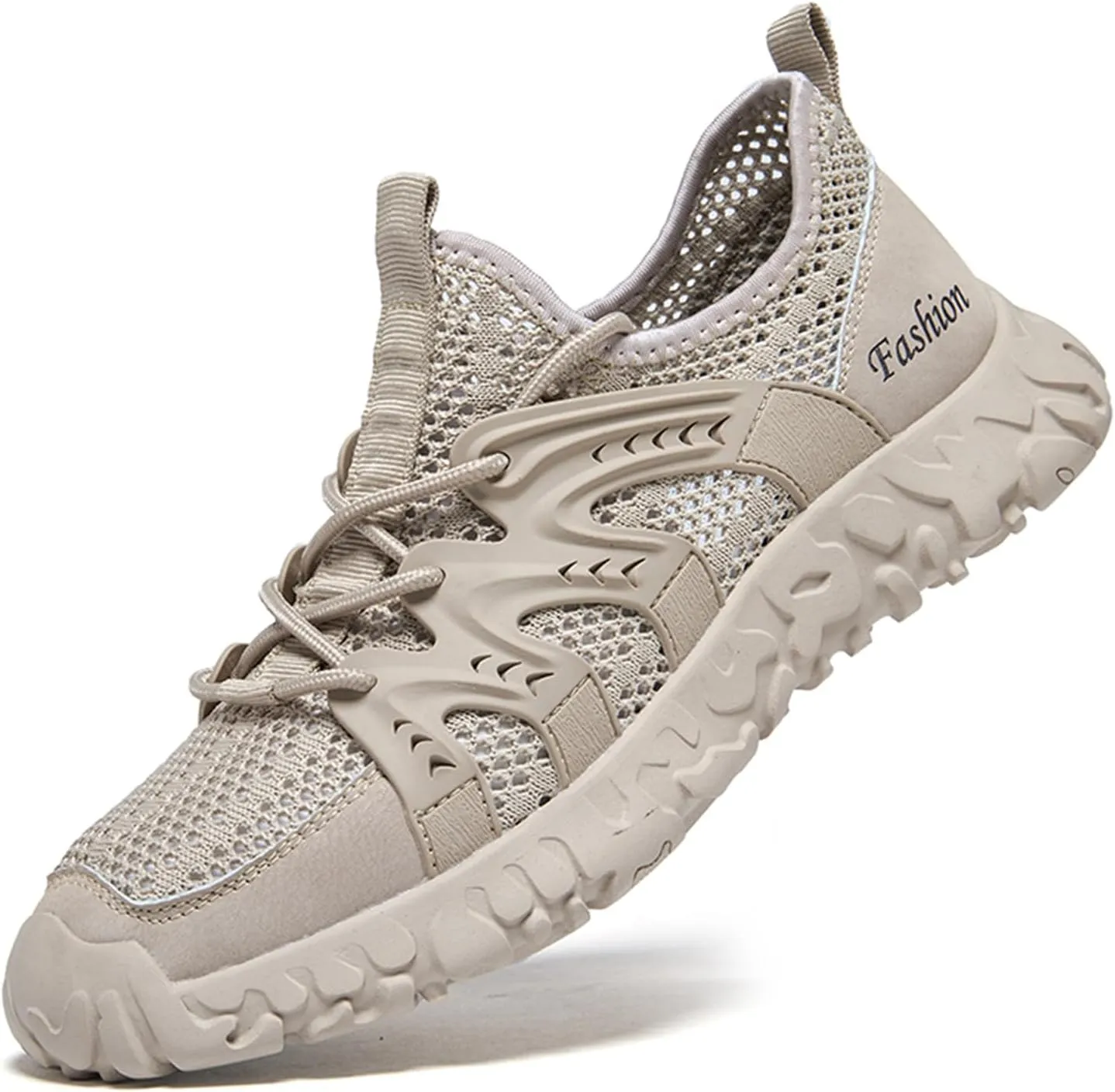 Mens Breathable Mesh Walking Shoes Cushioning Soft Bottom Casual Shoes Fashion Sneakers for Men