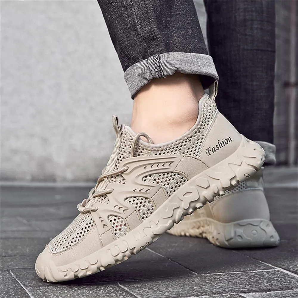 Mens Breathable Mesh Walking Shoes Cushioning Soft Bottom Casual Shoes Fashion Sneakers for Men