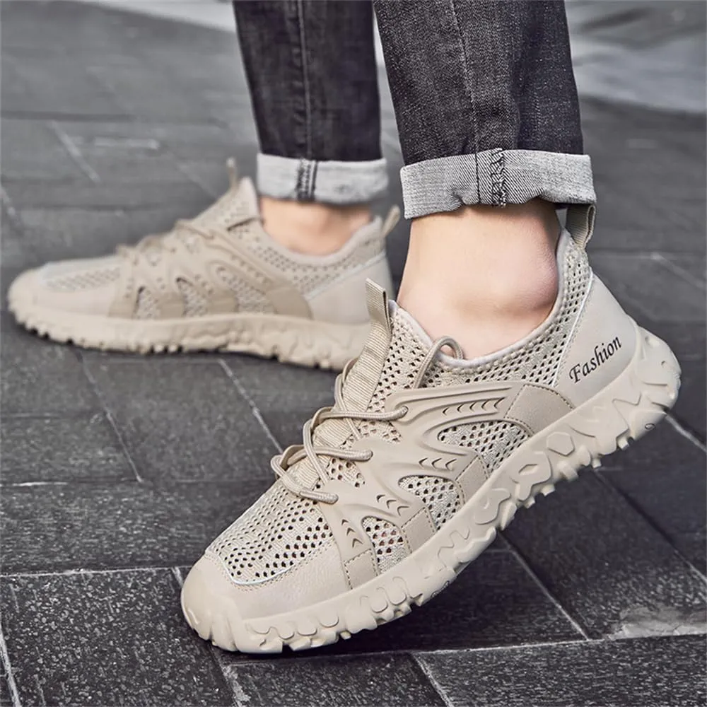 Mens Breathable Mesh Walking Shoes Cushioning Soft Bottom Casual Shoes Fashion Sneakers for Men