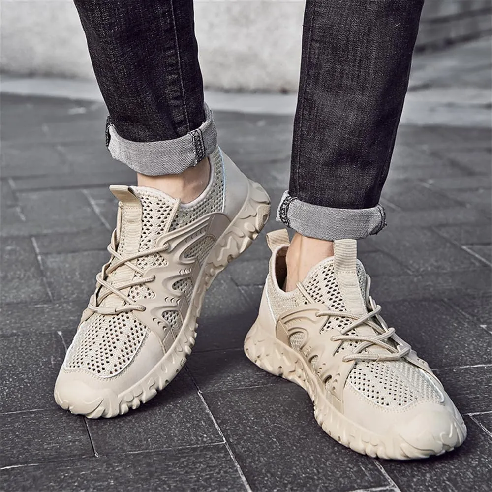 Mens Breathable Mesh Walking Shoes Cushioning Soft Bottom Casual Shoes Fashion Sneakers for Men