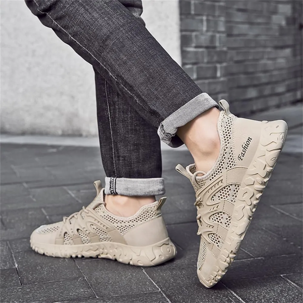 Mens Breathable Mesh Walking Shoes Cushioning Soft Bottom Casual Shoes Fashion Sneakers for Men