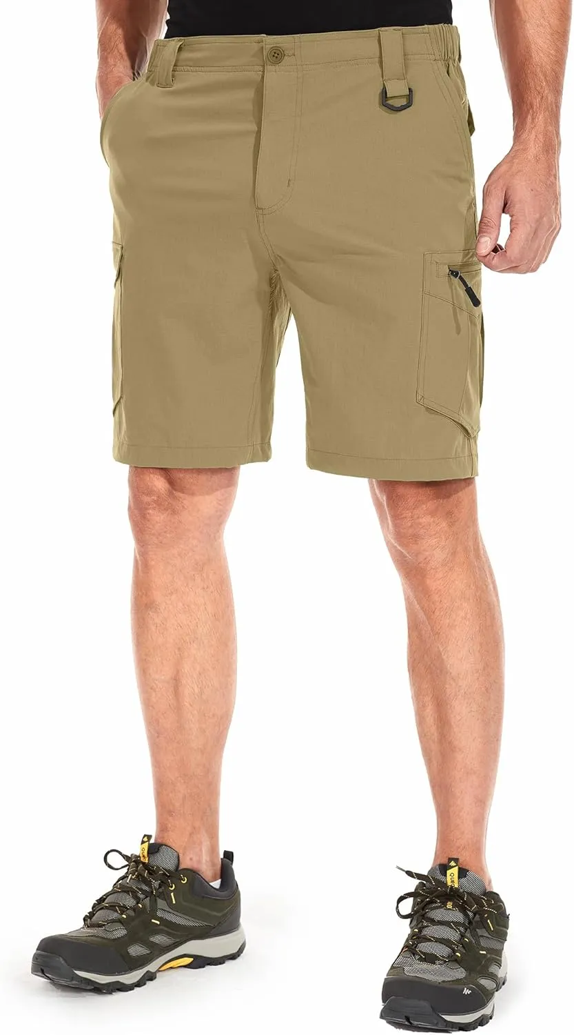 Mens Cargo Shorts, Lightweight Hiking Shorts for Men, Multi-Pocket Quick Dry Fishing ShortsFor Golf,Camping, Travel