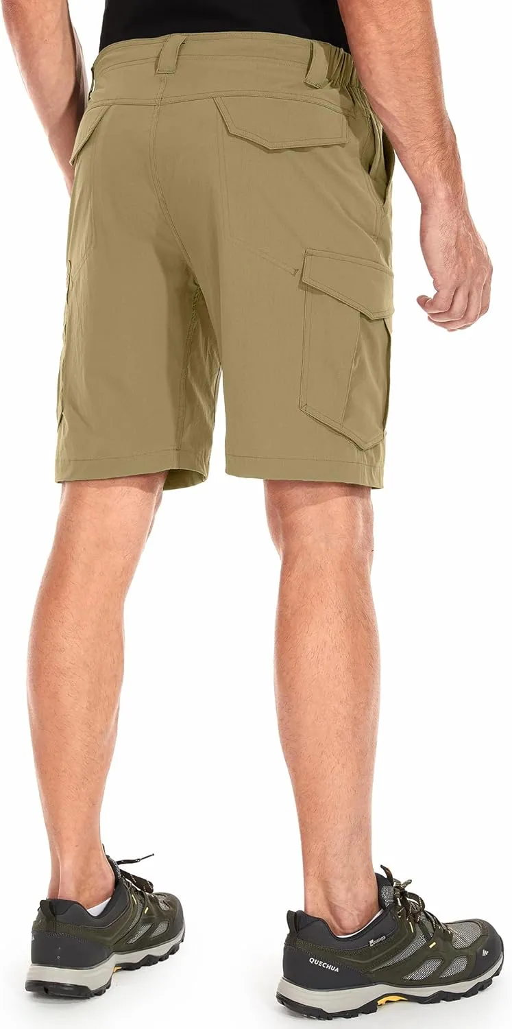 Mens Cargo Shorts, Lightweight Hiking Shorts for Men, Multi-Pocket Quick Dry Fishing ShortsFor Golf,Camping, Travel