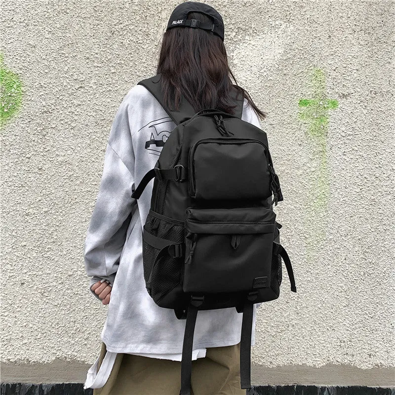 Men's Dark Large Capacity Trendy Female Backpacks