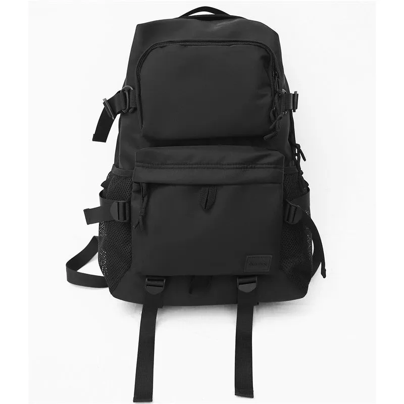 Men's Dark Large Capacity Trendy Female Backpacks
