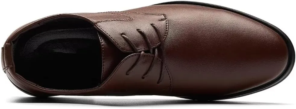Men's Formal Modern Oxford Dress Shoes Business Wedding Work Lace Up Derby Shoes