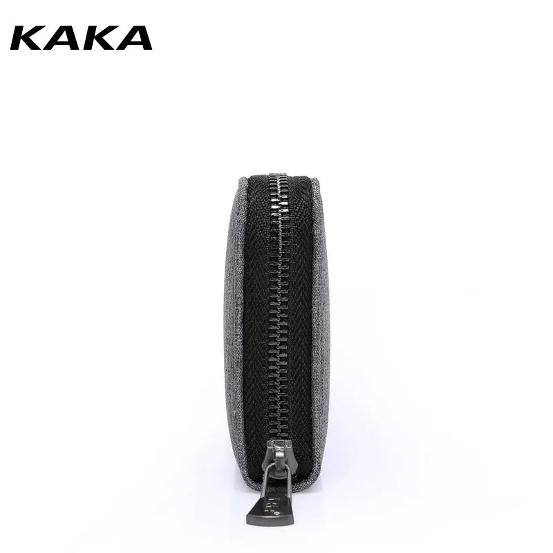 Men's Kaka Korean Style Oxford Cloth Clutch Green Simple Fashion Men's Wallets