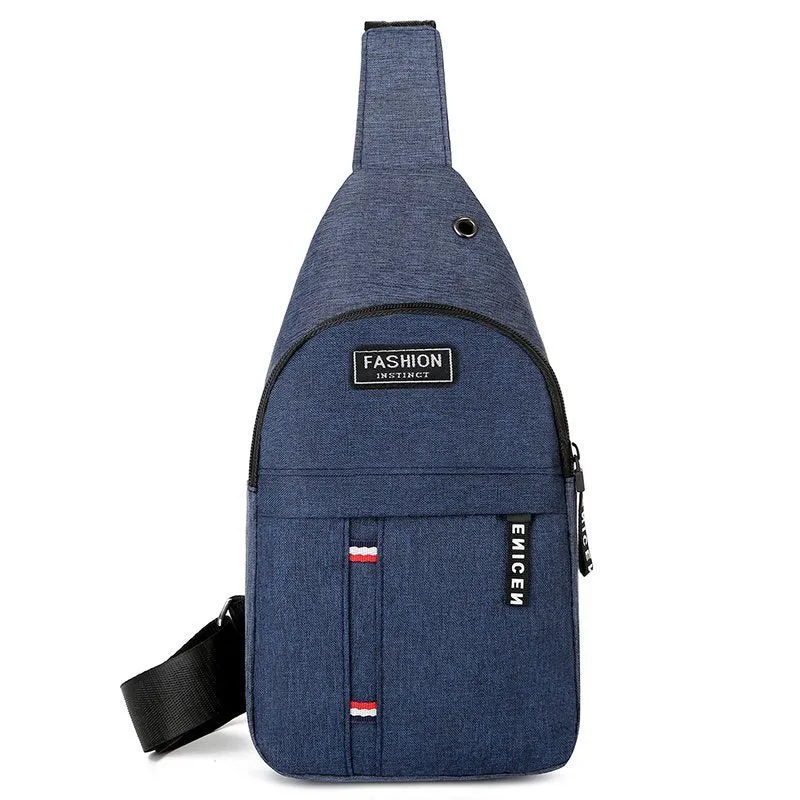 Men's Leisure Oxford Cloth Cross Body Tide Men's Chest Bags