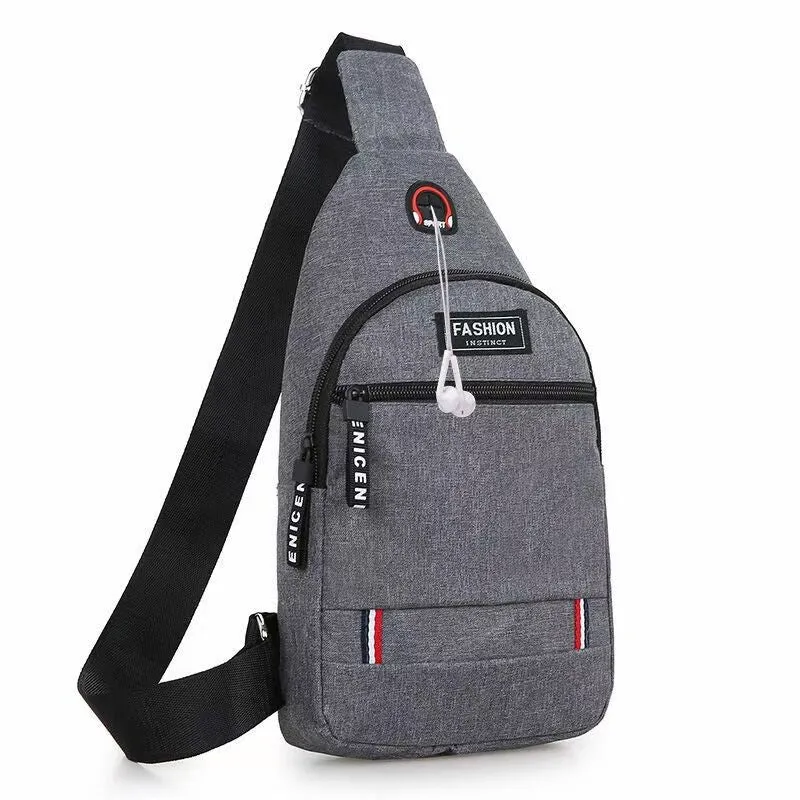 Men's Leisure Oxford Cloth Cross Body Tide Men's Chest Bags