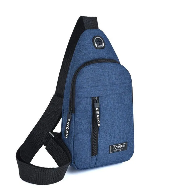Men's Leisure Oxford Cloth Cross Body Tide Men's Chest Bags