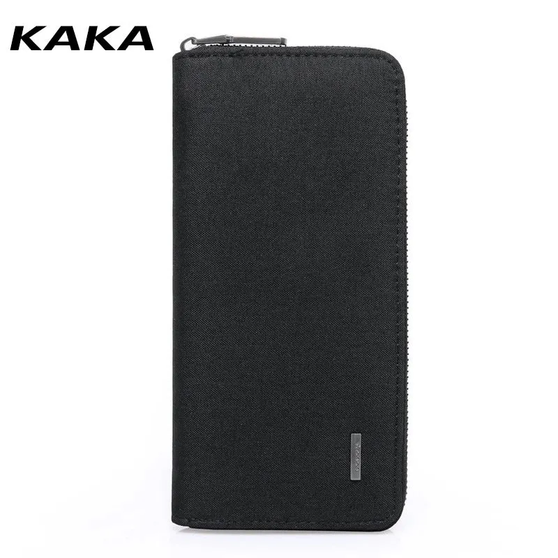 Men's Long Type Oxford Cloth Hand-held Green Simple Fashion Men's Wallets