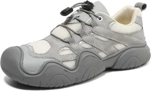 Men's Low Top Waterproof Hiking Shoes Trekking Trails Outdoor Non Slip Comfortable Sneakers