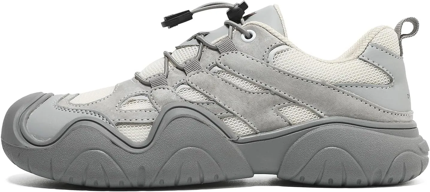Men's Low Top Waterproof Hiking Shoes Trekking Trails Outdoor Non Slip Comfortable Sneakers