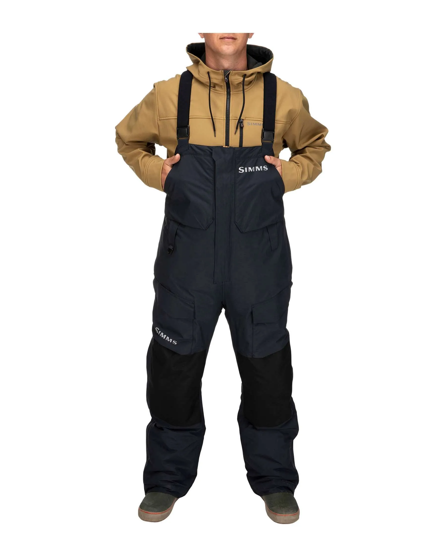Men's Simms Challenger Insulated Fishing Bib - Past Season's Style