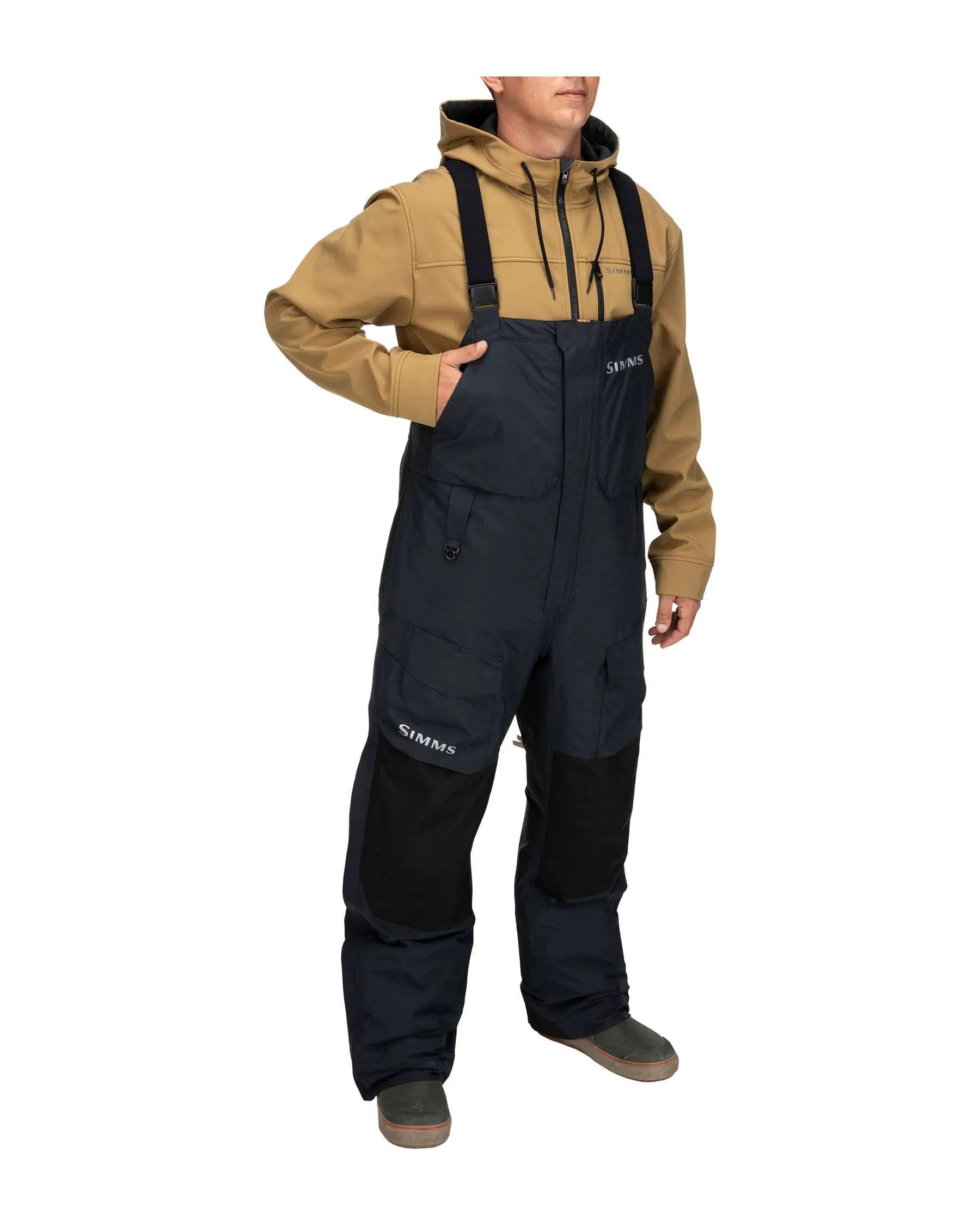 Men's Simms Challenger Insulated Fishing Bib - Past Season's Style
