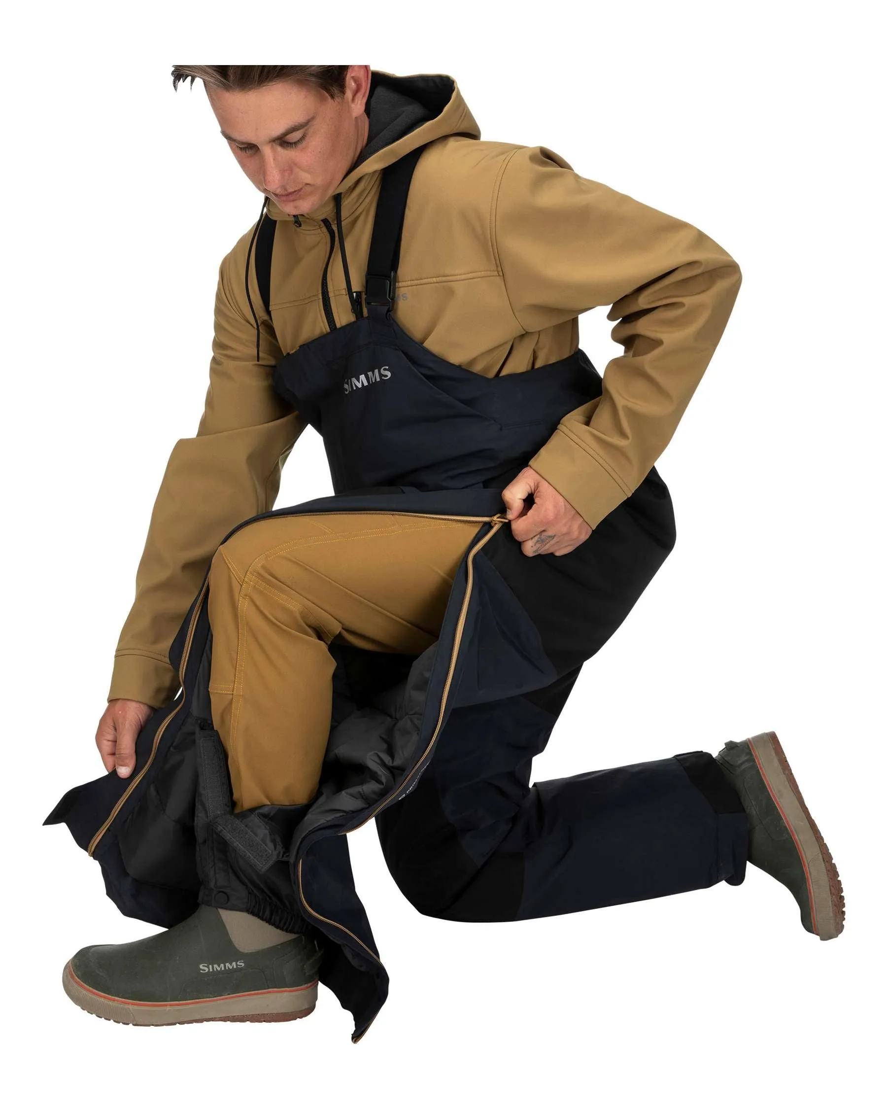 Men's Simms Challenger Insulated Fishing Bib - Past Season's Style