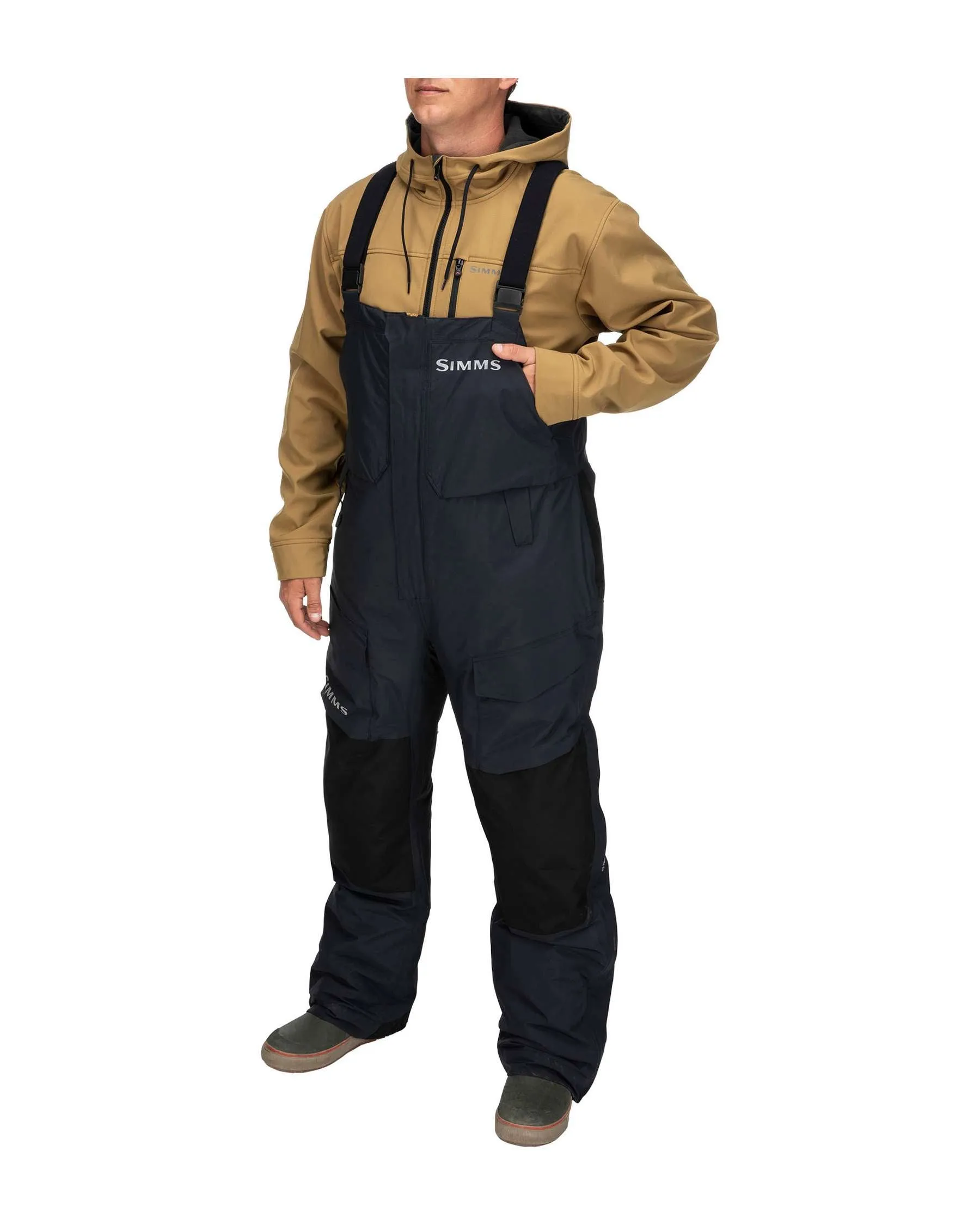 Men's Simms Challenger Insulated Fishing Bib - Past Season's Style