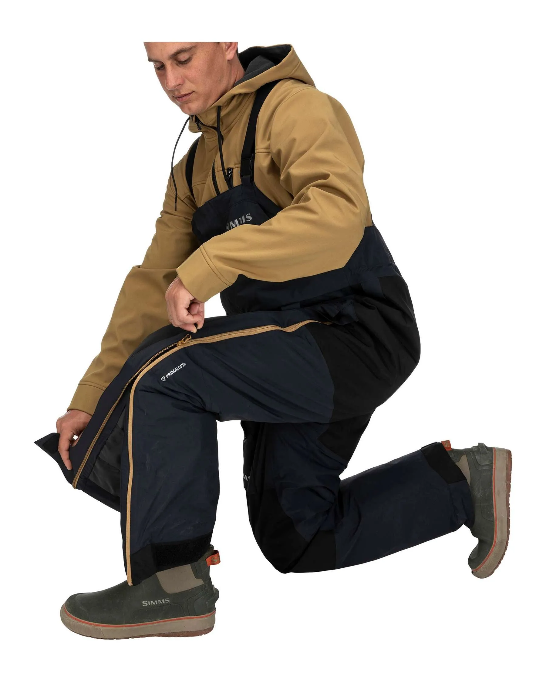 Men's Simms Challenger Insulated Fishing Bib - Past Season's Style