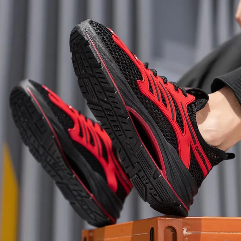 Men's Summer Casual and Comfortable Low-top Sports Shoes, Breathable mesh, Anti-Slip and wear-Resistant, for Daily Outdoor Sports