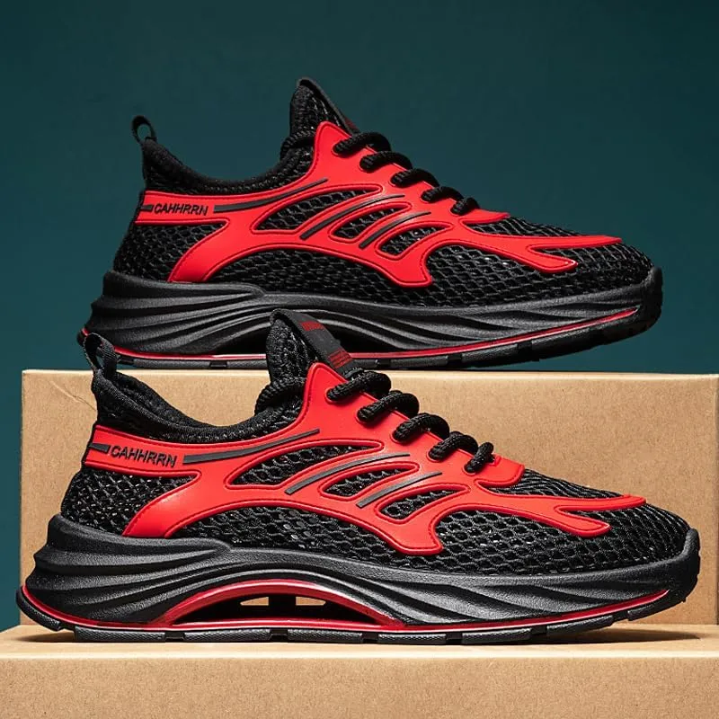 Men's Summer Casual and Comfortable Low-top Sports Shoes, Breathable mesh, Anti-Slip and wear-Resistant, for Daily Outdoor Sports