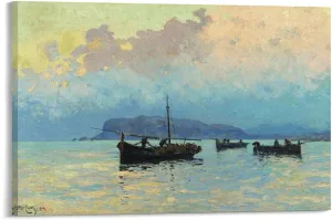Michele Catti,Sunrise,art Prints,Vintage Art,canvas Wall Art,famous Art Prints, Canvas Art Poster And Wall Art Picture Print Modern Family Bedroom Decor Posters 12x18inch(30x45cm)