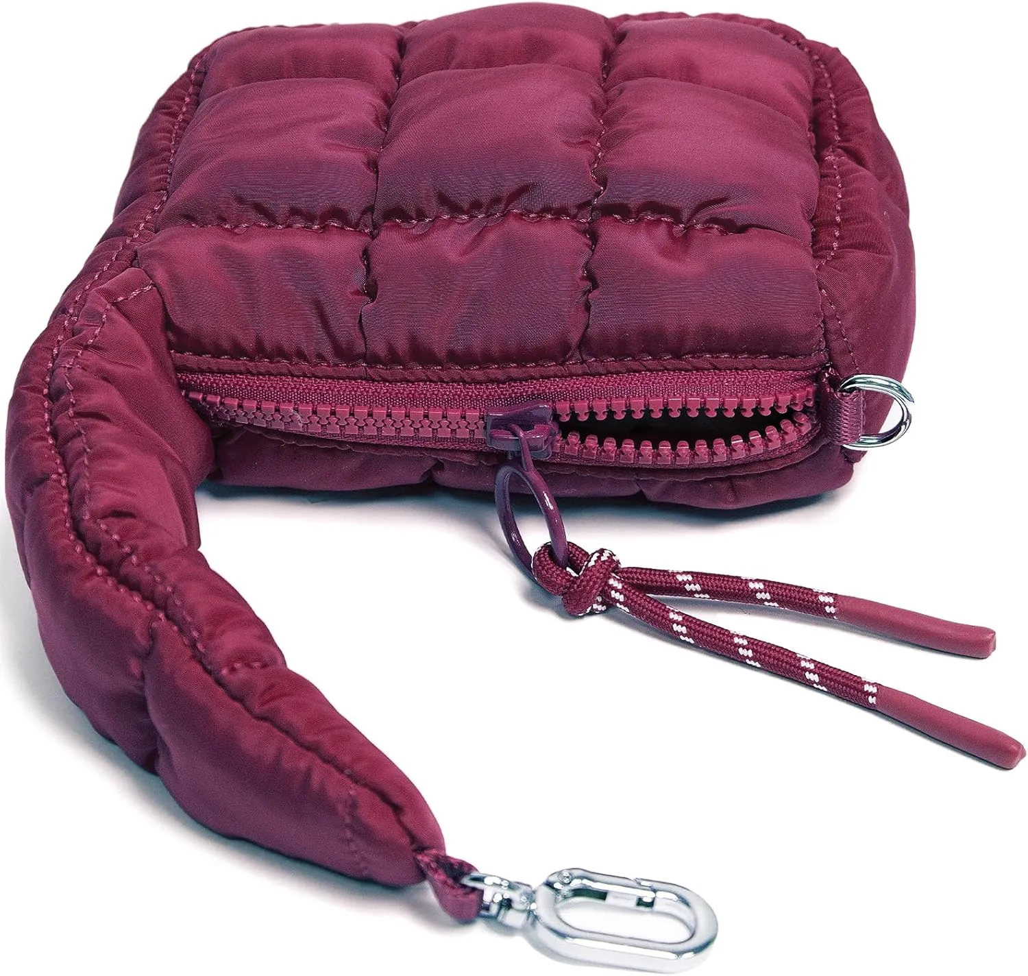 Mini Quilted Wristlet Bag for Women, Puffer Handbags,Evening Bags,Charm Lipstick Bag,Cute bag Charm for Gift
